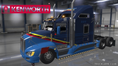 Мод "Kenworth T660 2017 v1.5.1" для American Truck Simulator