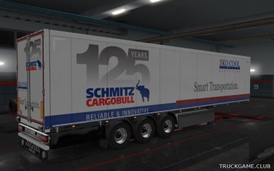 Мод "Ownership Trailer Schmitz 125 Skin" для Euro Truck Simulator 2
