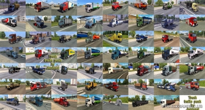 Мод "Truck traffic pack by Jazzycat v3.1.1" для Euro Truck Simulator 2