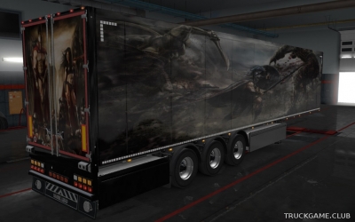 Мод "Ownership Trailer Mythologie Skins" для Euro Truck Simulator 2