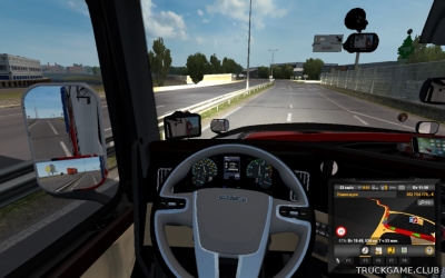 Мод "Back Right Camera in GPS" для Euro Truck Simulator 2
