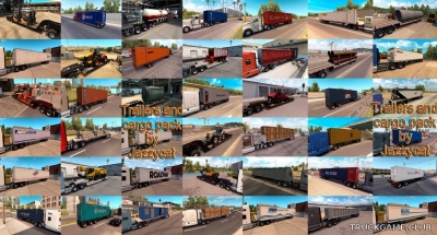 Мод "Trailers and cargo pack by Jazzycat v2.2.2" для American Truck Simulator
