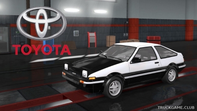 Мод "Toyota Sprinter Trueno AE86" для Euro Truck Simulator 2