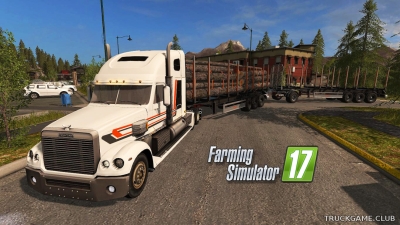 Мод "Fliegl Timber Trailer V1.0.0.1" для Farming Simulator 2017