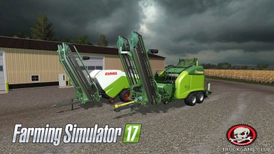 Мод "Claas 3200 and Krone Ultima Balers with front Nadal V1.0" для Farming Simulator 2017