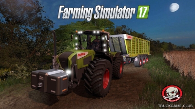Мод "Claas Xerion 3000 Series v1.0" для Farming Simulator 2017