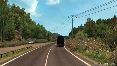Мод "Spring Weather Mod v3.0" для Euro Truck Simulator 2