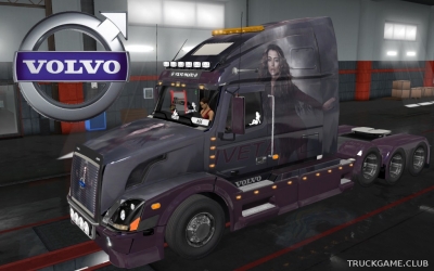 Мод "Volvo VNL 670 Iveta Skin" для Euro Truck Simulator 2