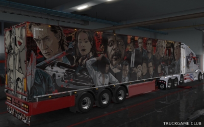 Мод "Ownership Trailer Pulp Fiction Skin" для Euro Truck Simulator 2