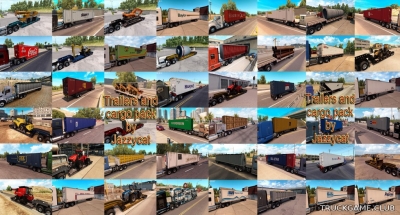 Мод "Trailers and cargo pack by Jazzycat v2.2.1" для American Truck Simulator