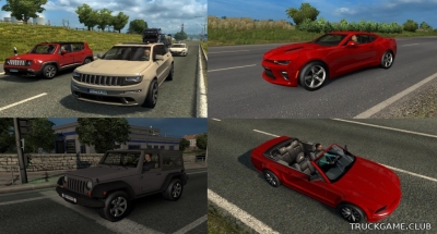 Мод "Ai Traffic Cars from ATS v1.3" для Euro Truck Simulator 2