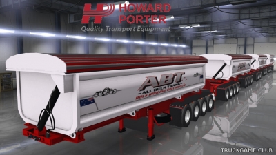 Мод "Howard Porter Quad Side Tippers" для American Truck Simulator