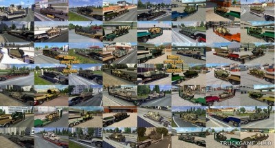 Мод "Military cargo pack by Jazzycat v2.8.1" для Euro Truck Simulator 2