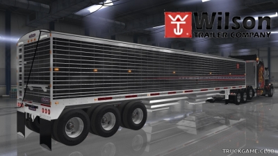 Мод "Wilson Grain Trailer" для American Truck Simulator