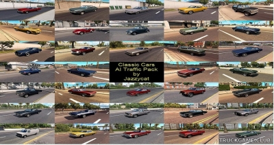 Мод "Classic Ai traffic pack by Jazzycat v2.4" для American Truck Simulator