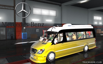 Мод "Mercedes Sprinter 2017" для Euro Truck Simulator 2