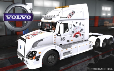Мод "Volvo VNL 670 Kazino Skin" для Euro Truck Simulator 2