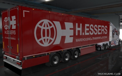 Мод "Ownership Trailer H.Essers Skin" для Euro Truck Simulator 2
