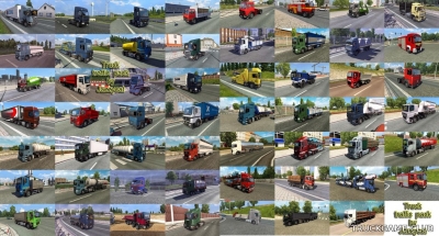 Мод "Truck traffic pack by Jazzycat v3.1.2" для Euro Truck Simulator 2
