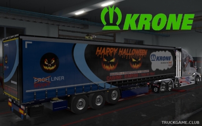 Мод "Krone Spooky Liner Skin" для Euro Truck Simulator 2