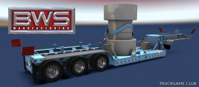 Мод "BWS Specialized Nuclear Waste Trailer" для American Truck Simulator