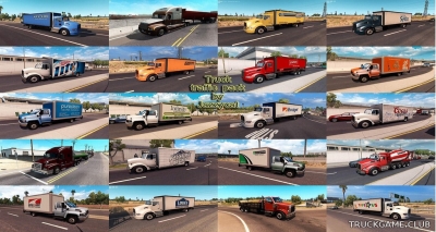 Мод "Truck traffic pack by Jazzycat v2.0" для American Truck Simulator
