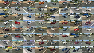 Мод "Ai traffic pack by Jazzycat v8.8" для Euro Truck Simulator 2