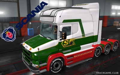 Мод "Scania T Longline Stobart Skin" для Euro Truck Simulator 2