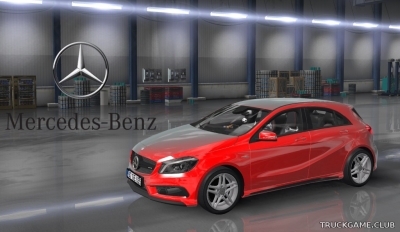 Мод "Mercedes A45" для American Truck Simulator
