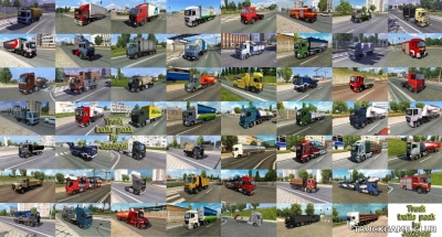 Мод "Truck traffic pack by Jazzycat v3.2" для Euro Truck Simulator 2