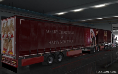 Мод "Merry Christmas & Happy New Year Pack" для Euro Truck Simulator 2