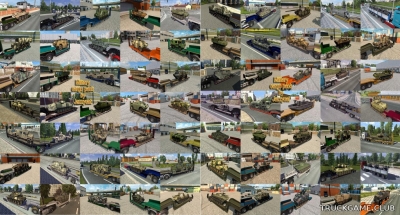 Мод "Military cargo pack by Jazzycat v2.9" для Euro Truck Simulator 2