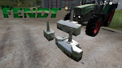 Мод "Fendt Weight Pack" для Farming Simulator 2019