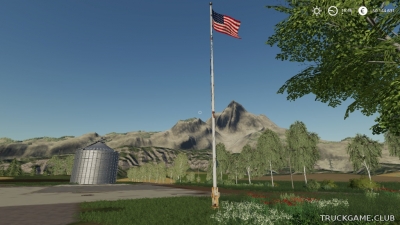 Мод "Placeable Amerikanische Flagge" для Farming Simulator 2019