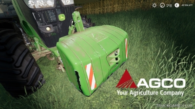 Мод "AGCO Weight 1100" для Farming Simulator 2019