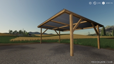 Мод "Placeable Small Shelter" для Farming Simulator 2019
