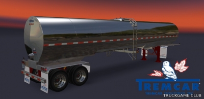 Мод "Tremcar Milk Tanker" для American Truck Simulator