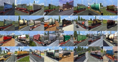 Мод "Railway cargo pack by Jazzycat v1.8.7" для Euro Truck Simulator 2