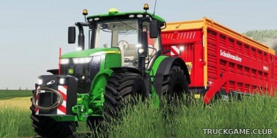 Мод "John Deere 7R v1.1" для Farming Simulator 2019