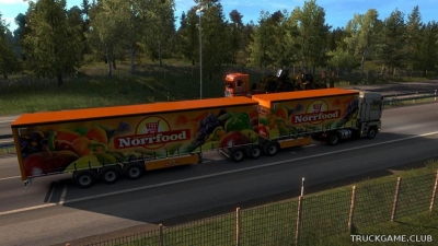 Мод "Multiple Trailers in Traffic v3.2" для Euro Truck Simulator 2
