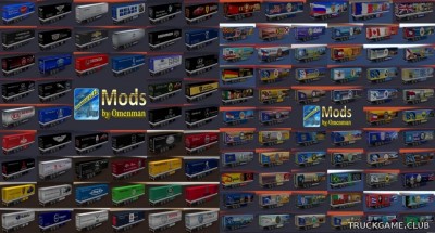 Мод "Trailer pack by omenman v2.22" для American Truck Simulator