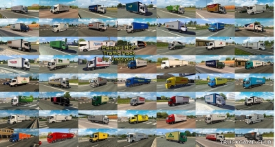 Мод "Painted bdf traffic pack by Jazzycat v4.4" для Euro Truck Simulator 2