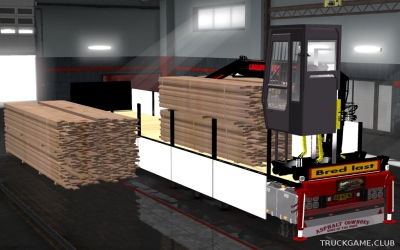 Мод "Owned Baustofftrailer v2.0" для Euro Truck Simulator 2