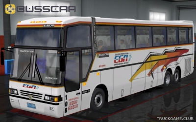 Мод "Busscar Jum Buss 380T" для Euro Truck Simulator 2