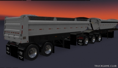 Мод "Midland B-Train Freight" для American Truck Simulator