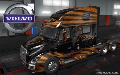 Мод "Volvo VNL 2018 Tiger 2 Skin" для Euro Truck Simulator 2