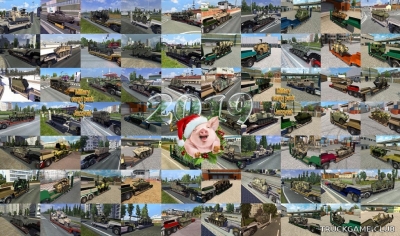Мод "Military cargo pack by Jazzycat v3.0" для Euro Truck Simulator 2
