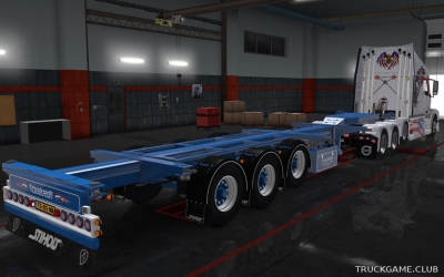 Мод "Owned Truckskill Container Trailer" для Euro Truck Simulator 2