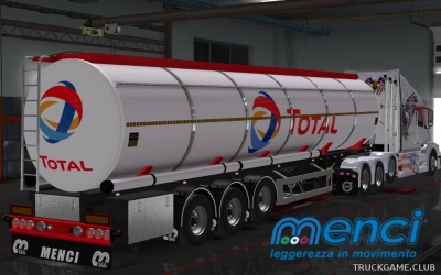Мод "Owned Menci Trailer" для Euro Truck Simulator 2