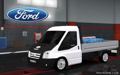 Мод "Ford Transit Pickup 2010" для Euro Truck Simulator 2